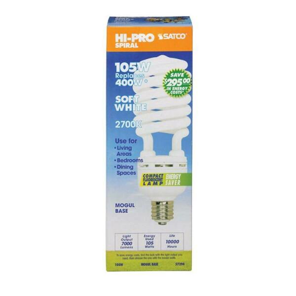 Supershine 7394 Hi-Pro Spiral CFL Soft White 2700K M SU3313983